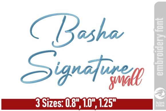 Basha Signature Font - Small: A Stylish Touch