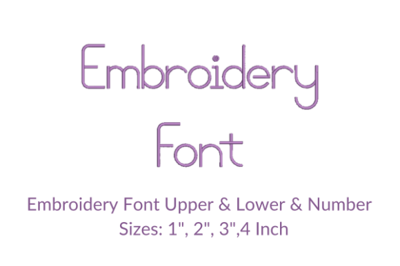 Blooming Grove Font: A Versatile Embroidery Design