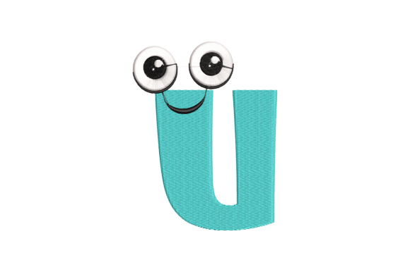 Charming Funny Letter U for Unique Apparel