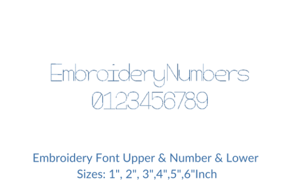 Cherry Font Numbers for Boutique Apparel