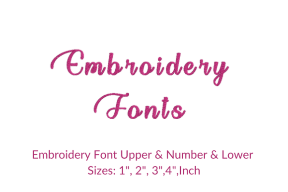 Dream Font Embroidery Design for Business