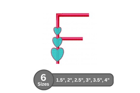 Reviewing Candy Heart Alphabet -F for Personalized Gifts