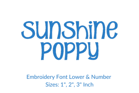 Sunshine Poppy Font: A Bright Addition to Your Craft