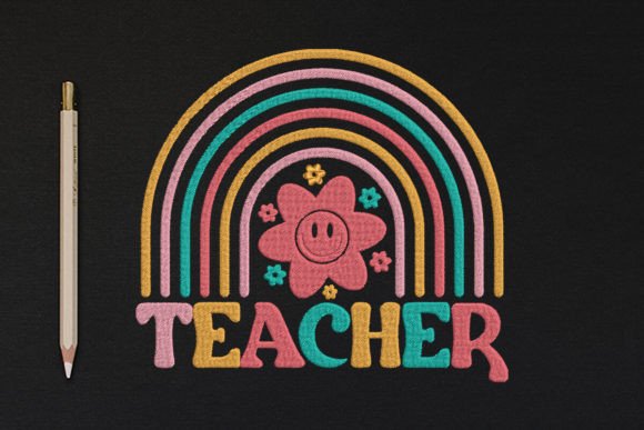 Teacher Sign Rainbow: A Whimsical Addition for Holiday Collections